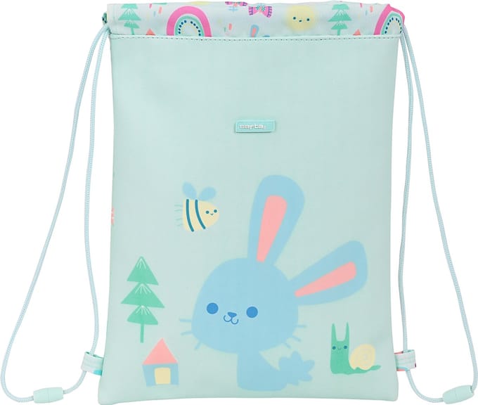 Safta Junior Gymbag Konijn - 34 x 26 cm - Polyester