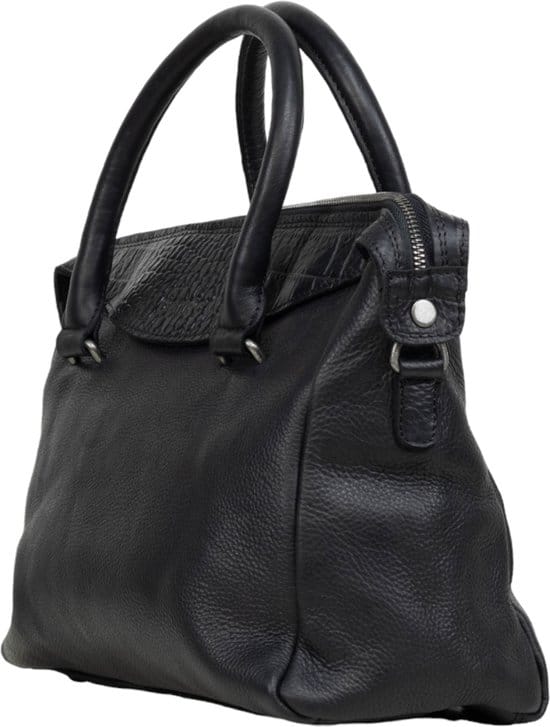 DSTRCT Raider Road Handtas Leer Zwart