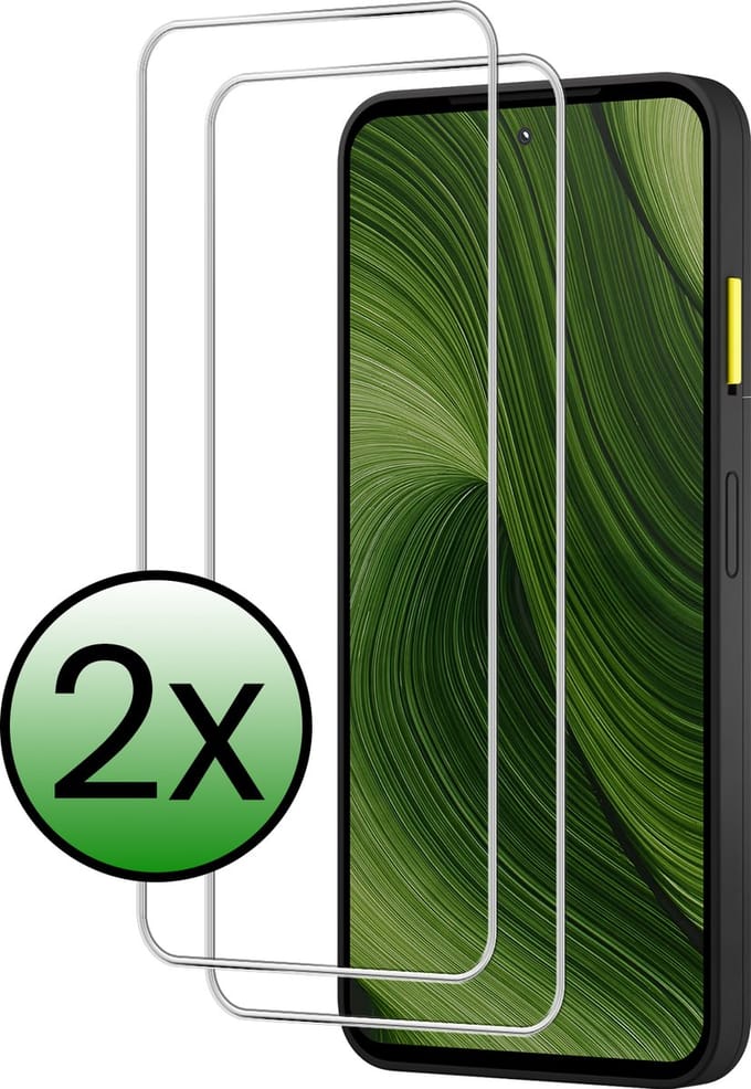 Screenprotector - 2 Stuks Geschikt voor Fairphone 6 - Extra Sterk - Beschermglas - Gehard Glas - Tempered Glass - Screen Protector