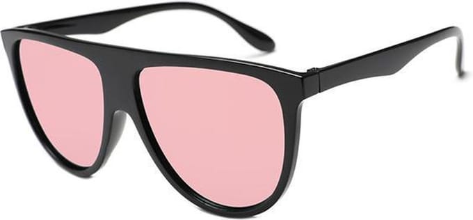 Flat Top Zonnebril Rose Spiegel