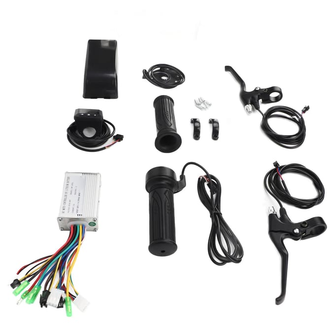 Contrôleur de moteur 15 A 36 V 48 V 250 W GD01, kit d'affichage pour vélo électrique black