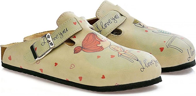 Goby Love You Dames Clogs – Handmade – Vegan Leer – Maat 37