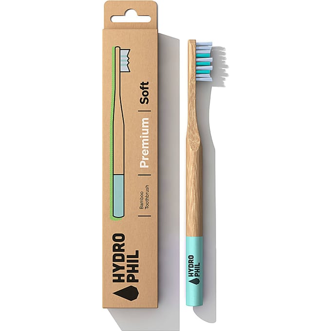 Hydrophil Bamboo Tandenborstel Blauw Medium Soft