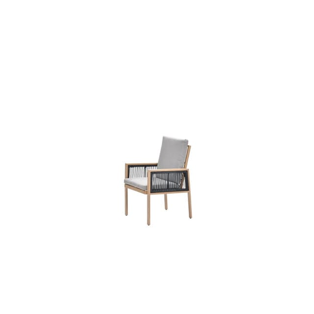 Garden Impressions Decala dining fauteuil aluminium light teak look desert sand