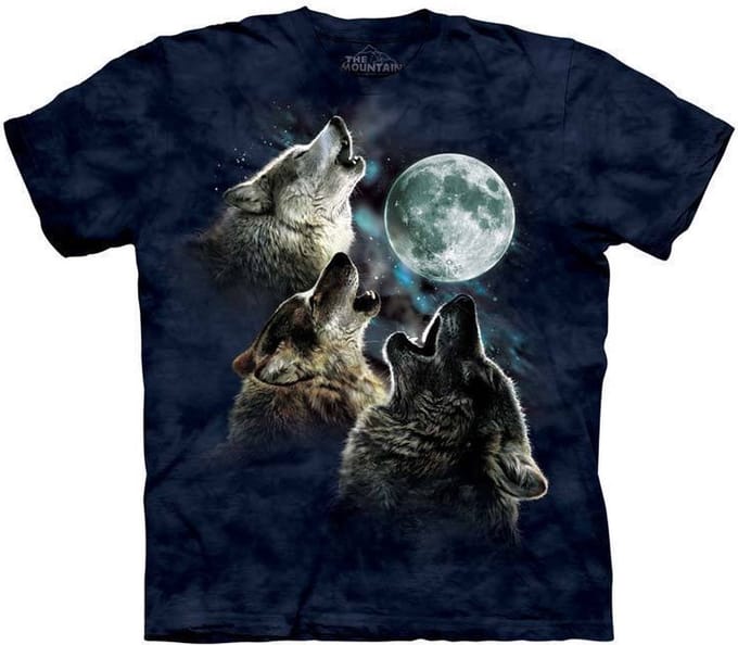 T-shirt 3 Wolf Moon Blue S