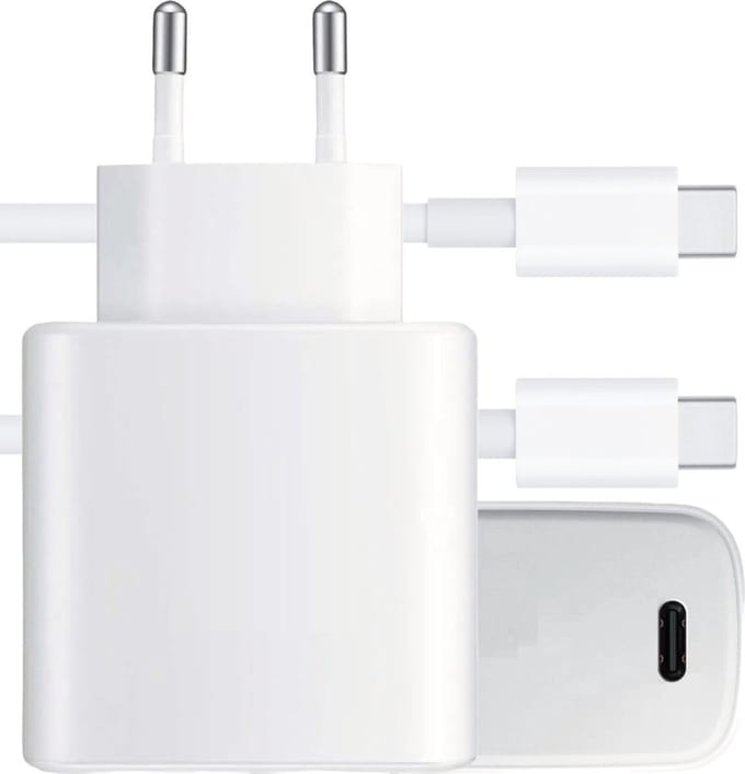 45W USB-C Snellader met Kabel USB C - Oplaadset S24, S23, S22, S21, S20 - USBC lader