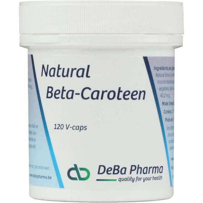 Deba Pharma Natural Beta-Caroteen 7.2mg 120 Capsules
