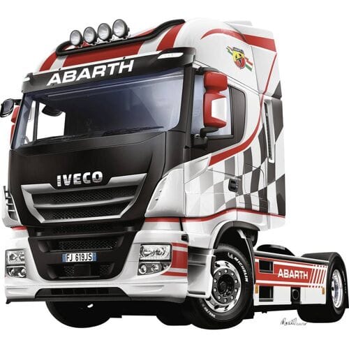 Italeri Modelbouwpakket Vrachtwagens - 3934 Iveco HI-WAY E5 Abarth Plastic - 1:24 - Modelbouw