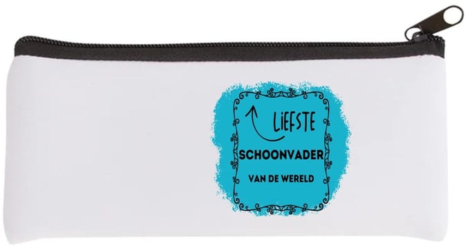 Akyol - liefste schoonvader van de wereld Etui - Vader - de liefste schoonvader - vader cadeautjes - vaderdag - verjaardag - geschenk - kado - 20 bij 9 cm