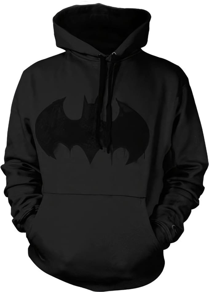 Batman Inked Logo Big Tall Hoodie WB-3-BAT035-H59-5