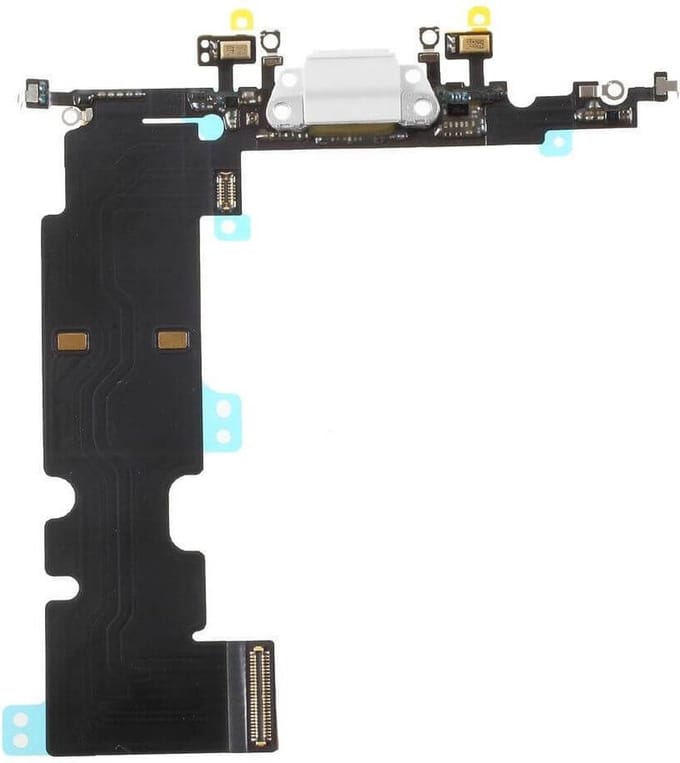 Dock Connector Flexkabel Geschikt voor Apple iPhone 8 Plus – Premium – Wit