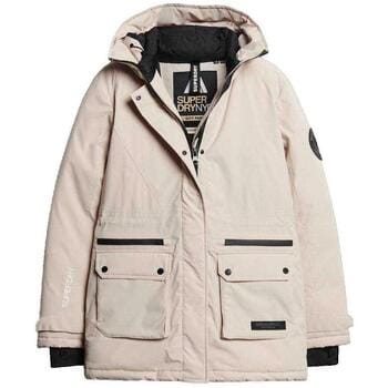 Superdry Jas City Padded Parka Jacket W5011732a Off Grey Dames Maat - S
