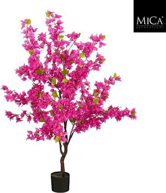 Mica Decorations Bougainvillea Boom in pot - 150 x 60cm - Fuchsia