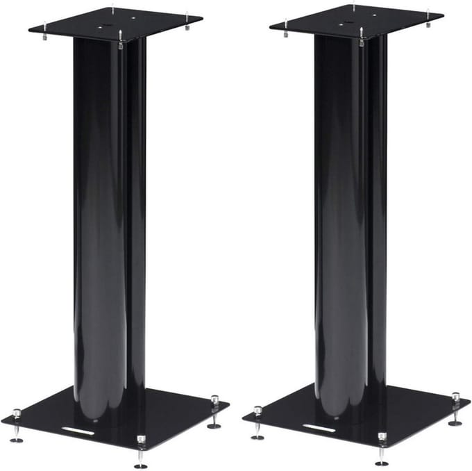 Luidsprekerstandaard 50 cm gesatineerd zwart voor compacte speakers