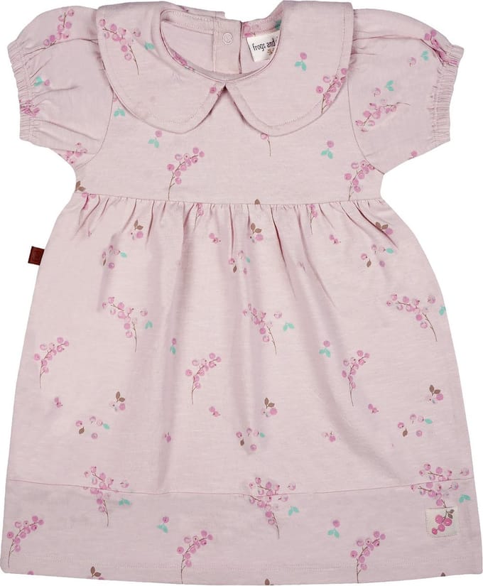 Frogs and Dogs - Dress Berries - - Maat 80 -