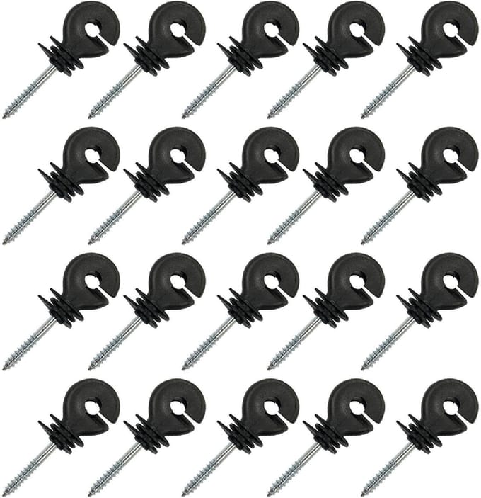 Allecto - Elektrische Omheining Isolatoren - 20 Stuks - Stevig en