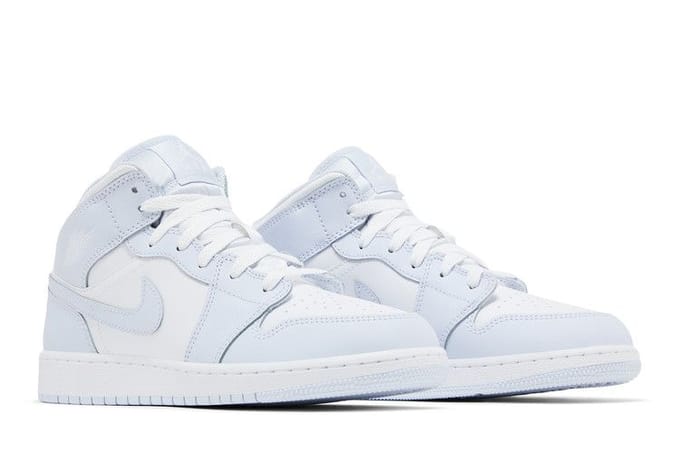 Jordan 1 Mid Cobalt Bliss (GS) 36 white