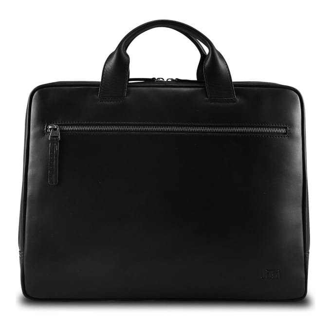 Jost Lund Laptoptas Leer 38 cm - 40cm (16 duim) - schwarz
