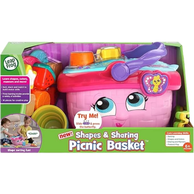 Leap Frog Shapes & Sharing Picknickmand Activiteitenspeelgoed
