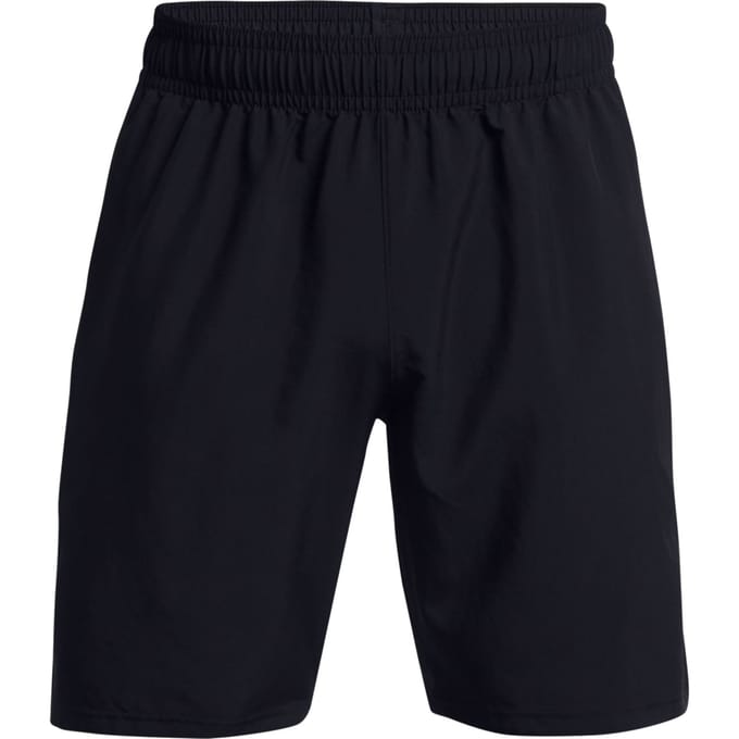 Under Armour UA Tech Woven Wordmark Short-BLK Heren Sportbroek - Zwart - Wit