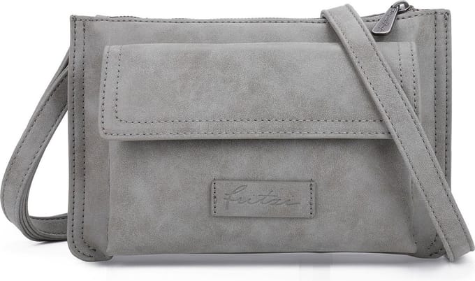 Fritzi aus Preußen Schoudertas Vintage Fritzi45 Crossbody Rock Grijs