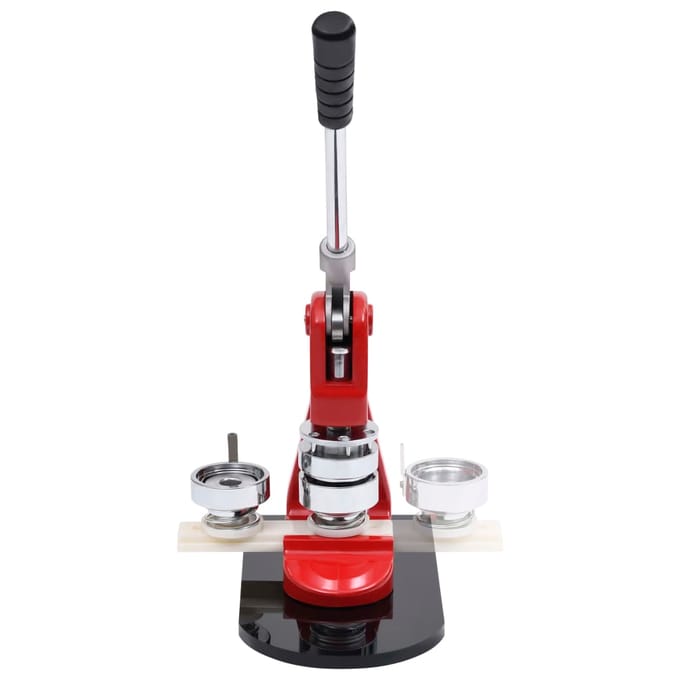 vidaXL - Buttonmachine - met - cirkelsnijder - 44 - mm