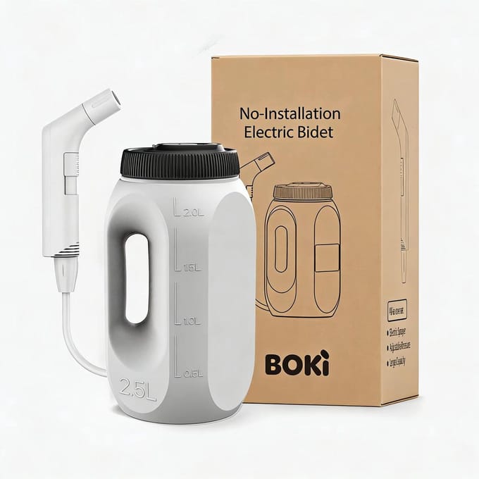 Boki Elektrische Draagbare Bidet – Montagevrij & 2,5L