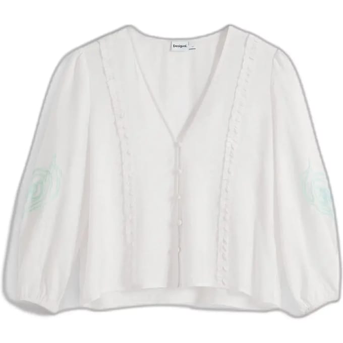 Vrouwenblouse Desigual Hoja