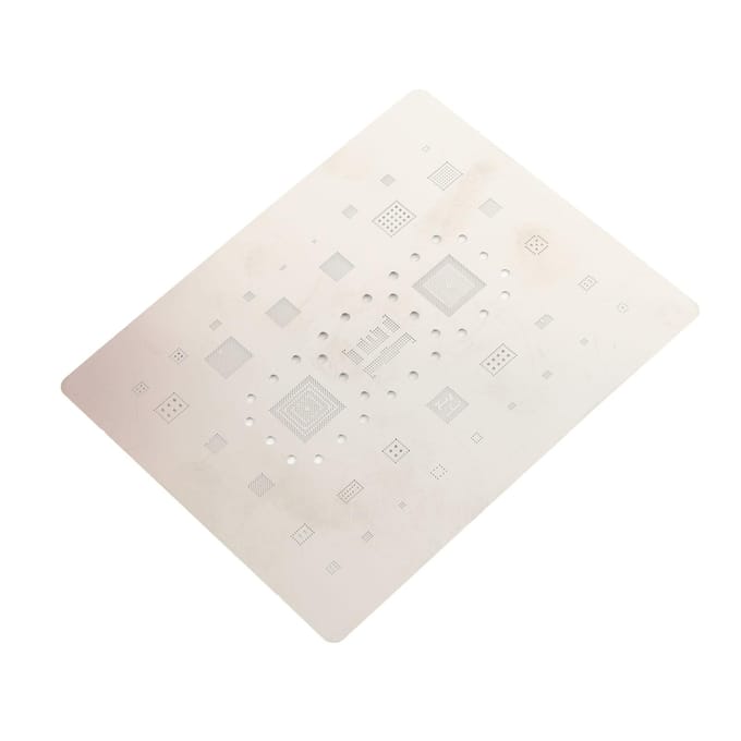 Telefoonblik Reballing Stencil Half Gravure Proces CPU Soldeer Planten Sjabloon Net voor A53 Serie white