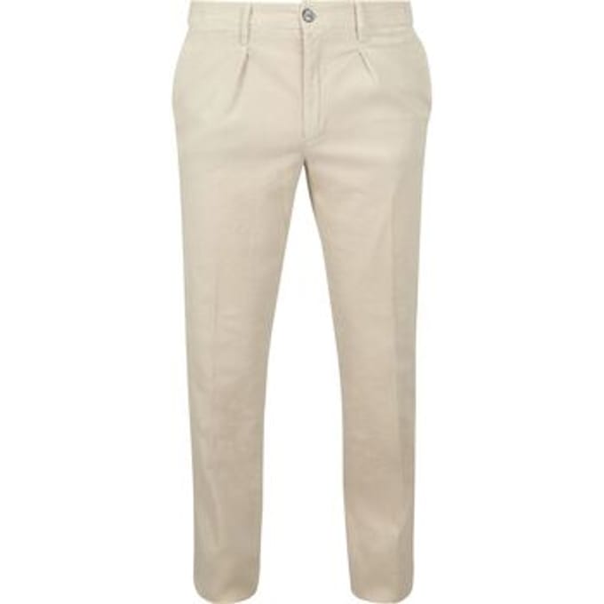 Profuomo Chino Corduroy Ecru - Maat 54 - Heren