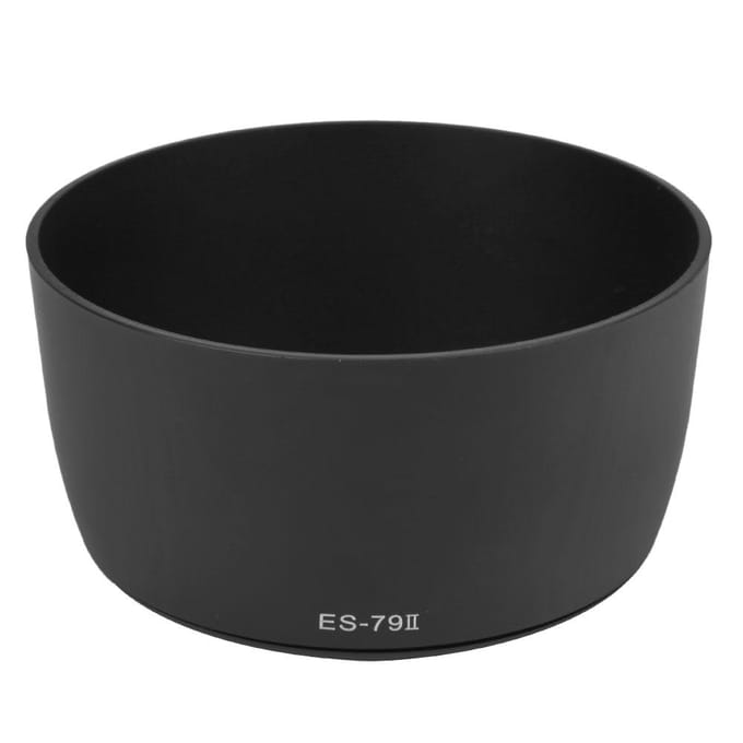 ES-79II Camera Mount Zonnekap voor Canon EF 85mm f 1.2L USM Lens black