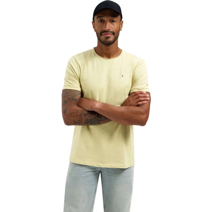 No Excess No Excess T-Shirt Crewneck Slub Yellow  L