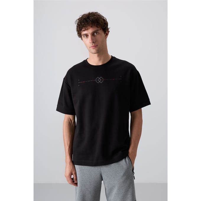 Oversized Geprinte Crew Neck T-shirt