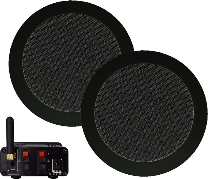 AquaSound BMN50EASY-TZ Bluetooth versterker 50 Watt met Twist speakers