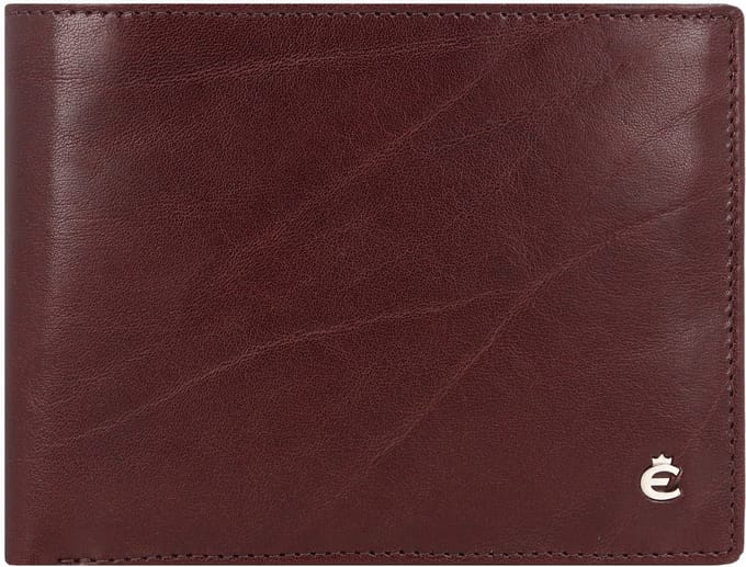 Esquire Leren Portemonnee Toscana RFID Wallet Coffee Donkerbruin