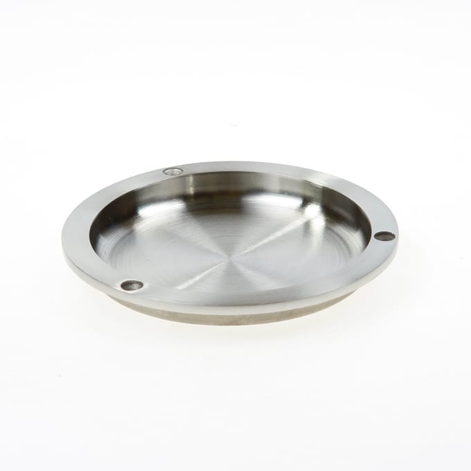Oxloc Schuifdeurkom rond 110mm rvs