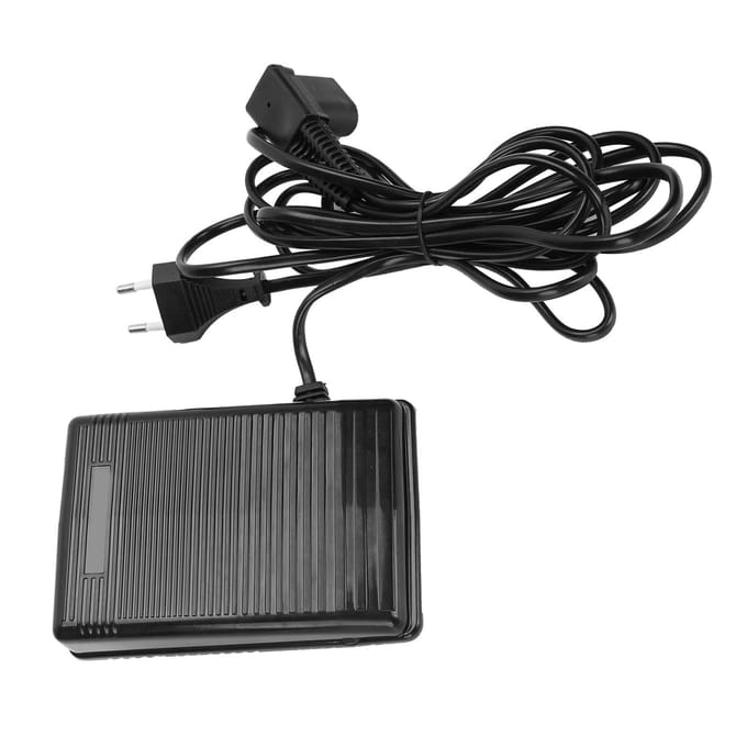 Naaimachine Voetpedaal Multifunctionele Controller 3-pins Stekker met 2m6.6ft Snoerlengte EU Plug black