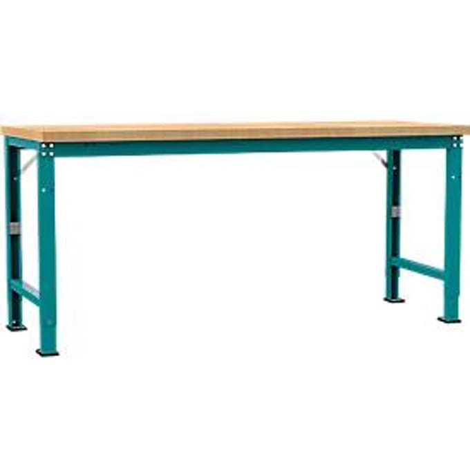 Manuflex werkbank Profi speciaal, tafelblad multiplex, 2000 x 700 mm, waterblauw