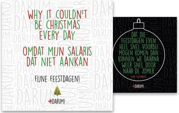 Darum Kerstkaarten
