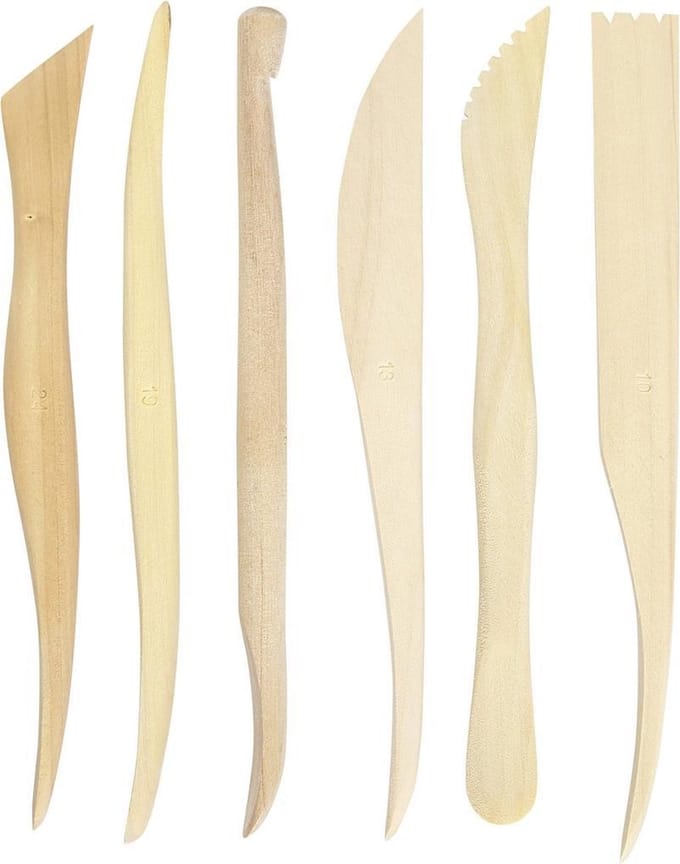 Modelleer gereedschapset, l: 15 cm, 6stuks