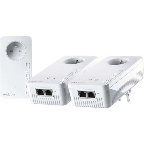 Devolo Magic 2 WiFi 6 next Powerline WiFi Multiroom Starter Kit 07195 Powerline, WiFi 2400 MBit/s