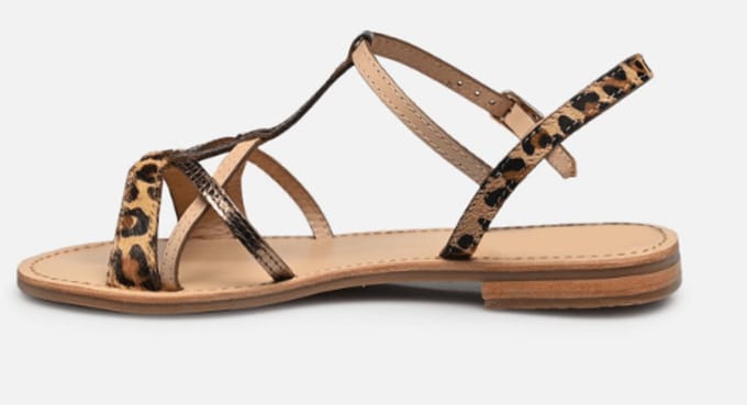Les Tropeziennes Dames Sandaal Hirogumpo Leopard | Multicolour | Maat: 39