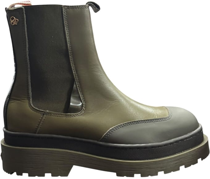 Scotch & Soda - Aurbi - Laarzen - Vrouwen - Donkergroen - Maat 40