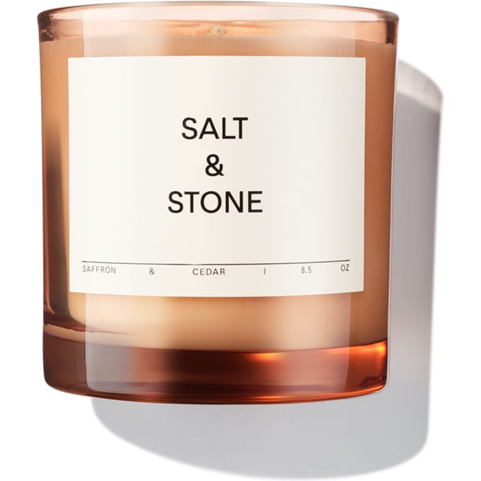 Salt & Stone Saffron & Cedar Candle