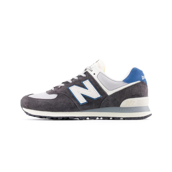 New Balance 574 Black Cement Rain Cloud Royal 38 gray