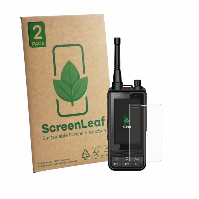 2 Stuks Screenprotector voor ANYSECU W6 Plus - Hoogwaardige Beschermfolie transparant