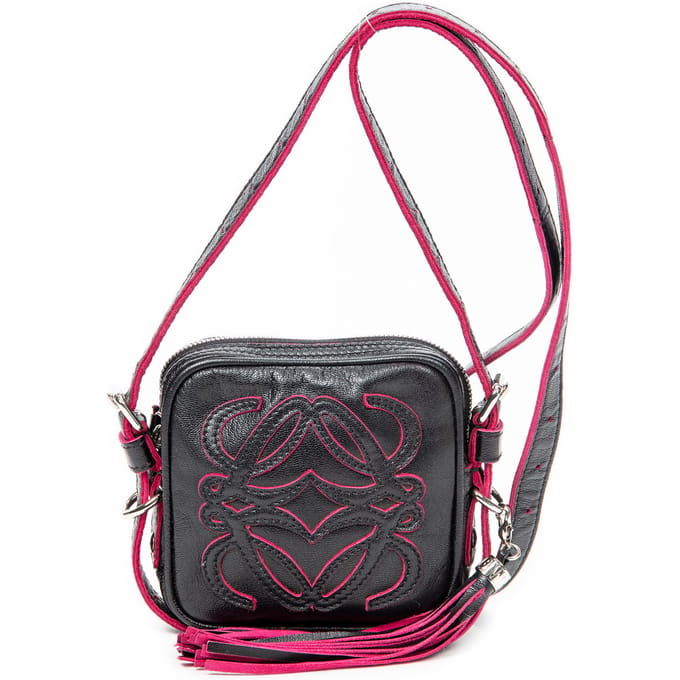 Mini Anagram Tassel Crossbody  Schoudertas