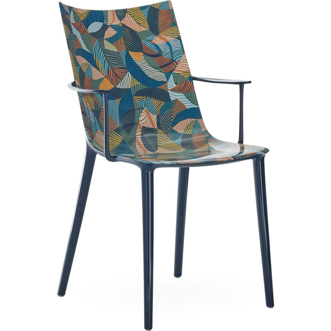 Kartell H.H.H. Stoel Grafische Impressies - blue/ink-ochre