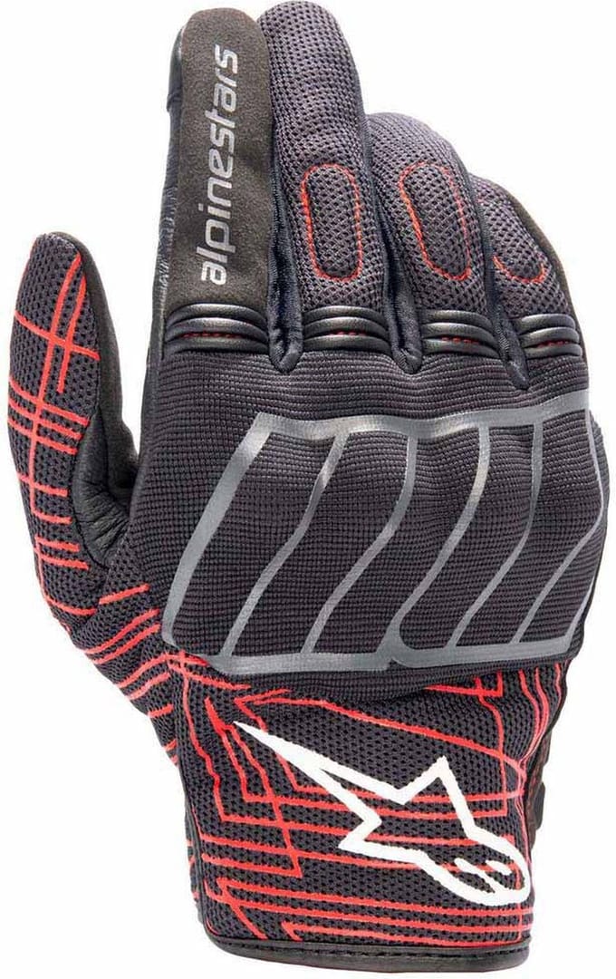 Alpinestars MM93 Losail V2 Gloves Black Asphalt Bright Red - Maat XL - Handschoen