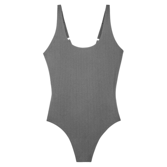 Wolford Dames/Dames Rib Gebreide Bodysuit (Rook)